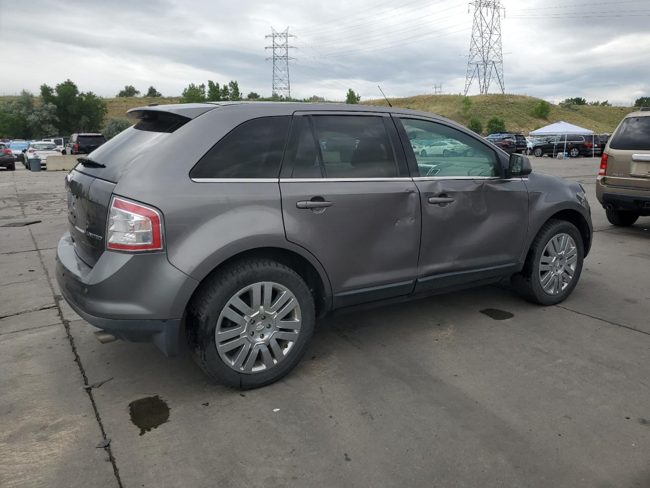 2010 Ford Edge VIN 2FMDK3KC2ABA56702 Copart auction photo, side / front end damage thumbnail 3