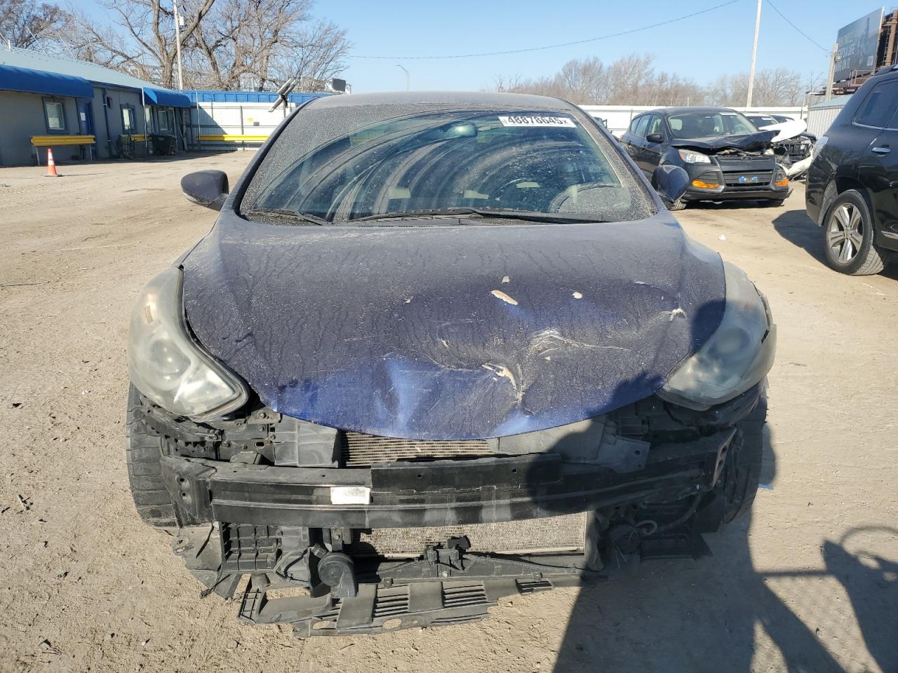 2014 Hyundai Elantra VIN 5NPDH4AE5EH478923 Copart auction photo, front end damage thumbnail 5