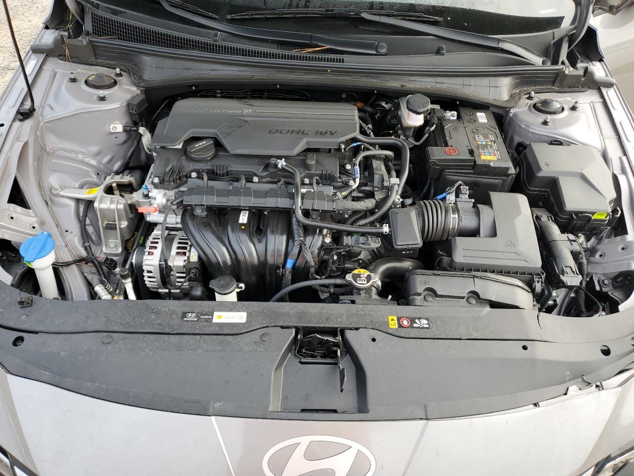 2024 Hyundai Elantra VIN KMHLM4DG8RU771470 Copart auction photo, side damage thumbnail 12