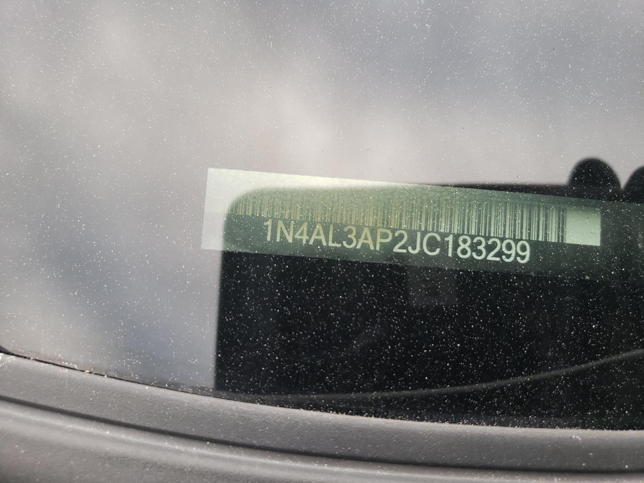 2018 Nissan Altima VIN 1N4AL3AP2JC183299 Copart auction photo, burn damage thumbnail 12