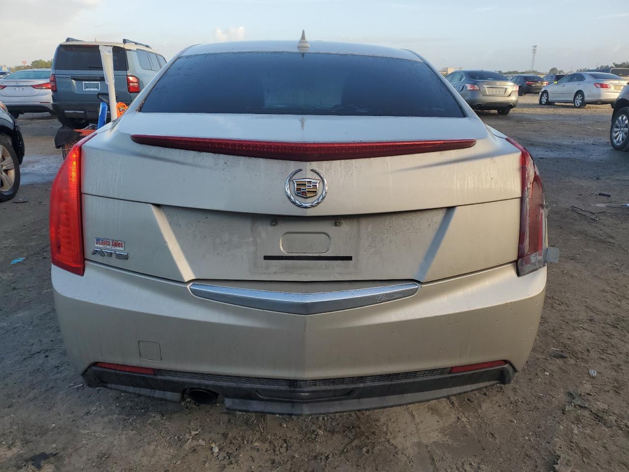 2013 Cadillac ATS VIN 1G6AA5RA2D0165745 Copart auction photo, all over damage thumbnail 6