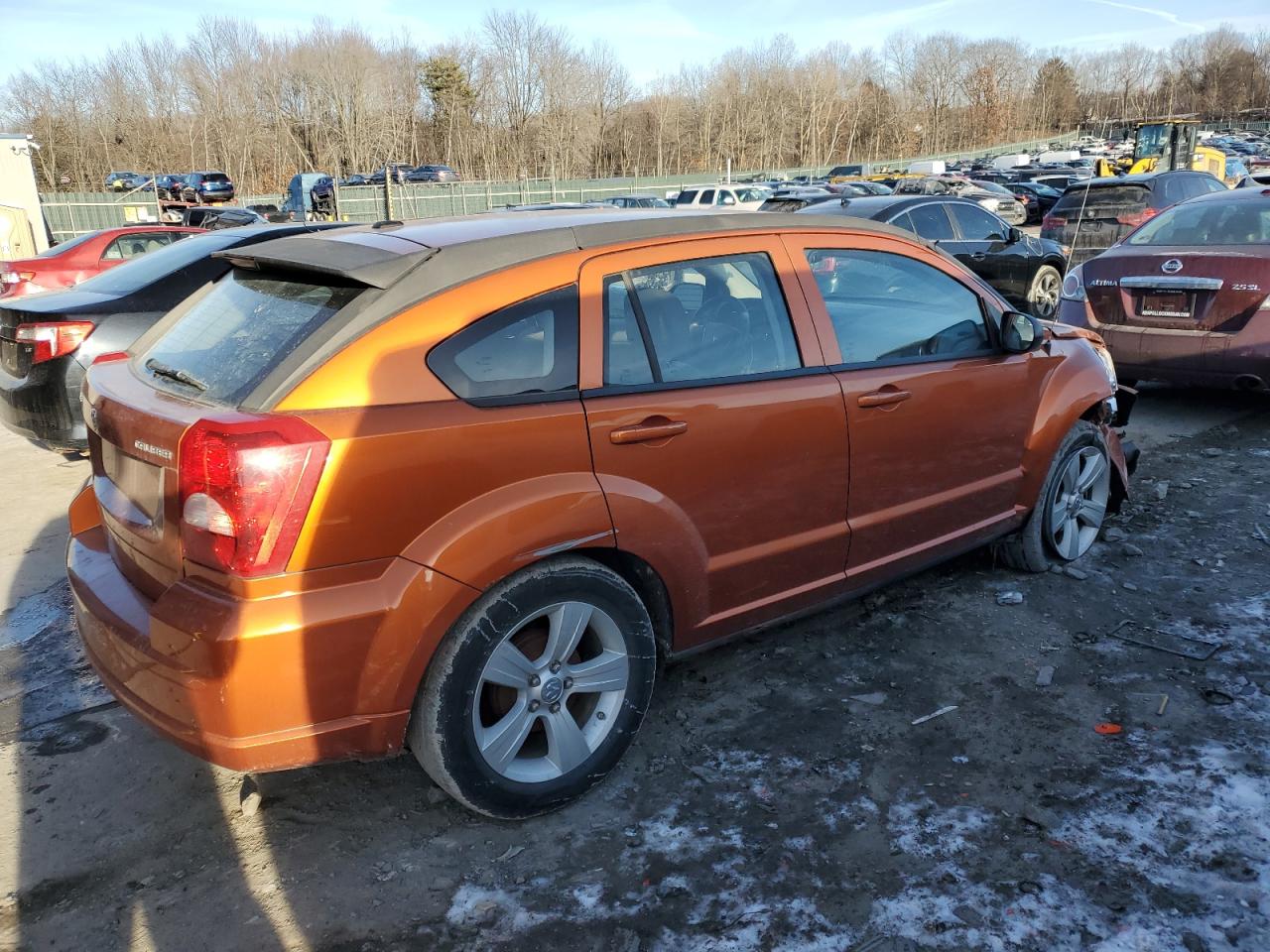 2011 Dodge Caliber VIN 1B3CB3HA0BD231547 Copart auction photo, front end / side damage thumbnail 3