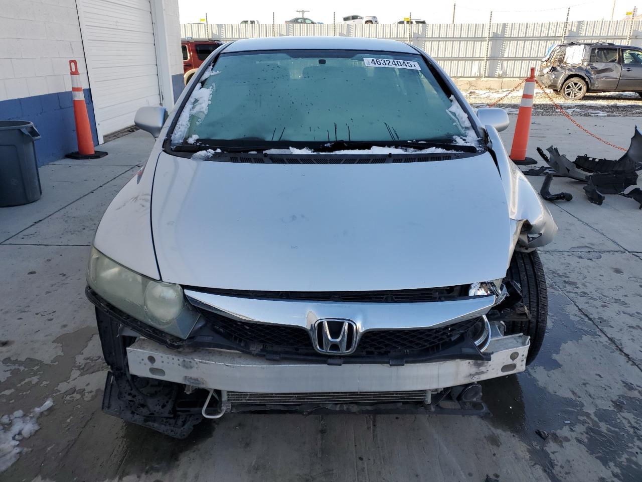 2010 Honda Civic VIN 2HGFA1F55AH565035 Copart auction photo, front end damage thumbnail 5