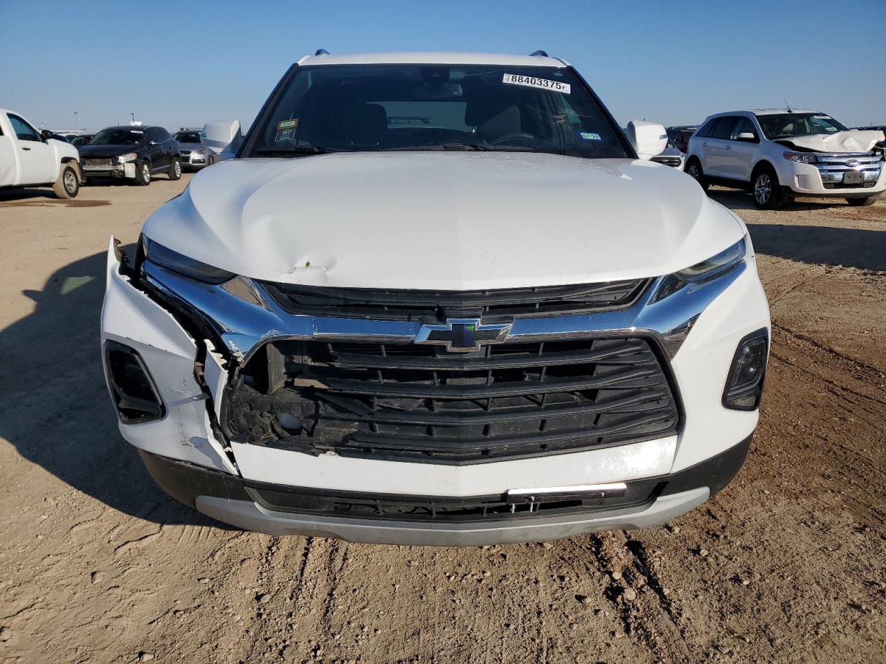 2021 Chevrolet Blazer VIN 3GNKBHR45MS576972 Copart auction photo, front end damage thumbnail 5