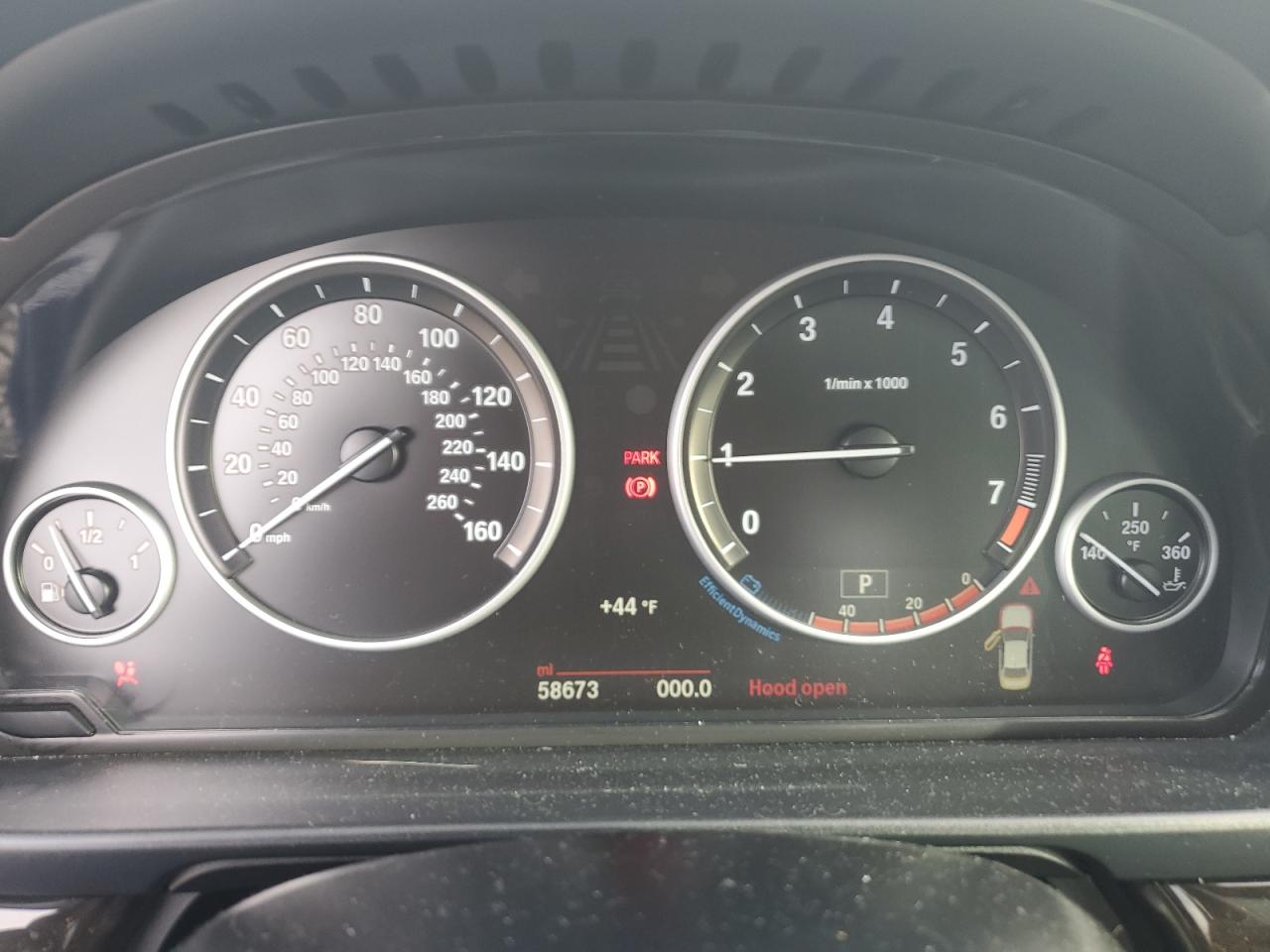 2016 BMW 5er VIN WBA5A7C55GG145553 Copart auction photo, all over / mechanical damage thumbnail 9