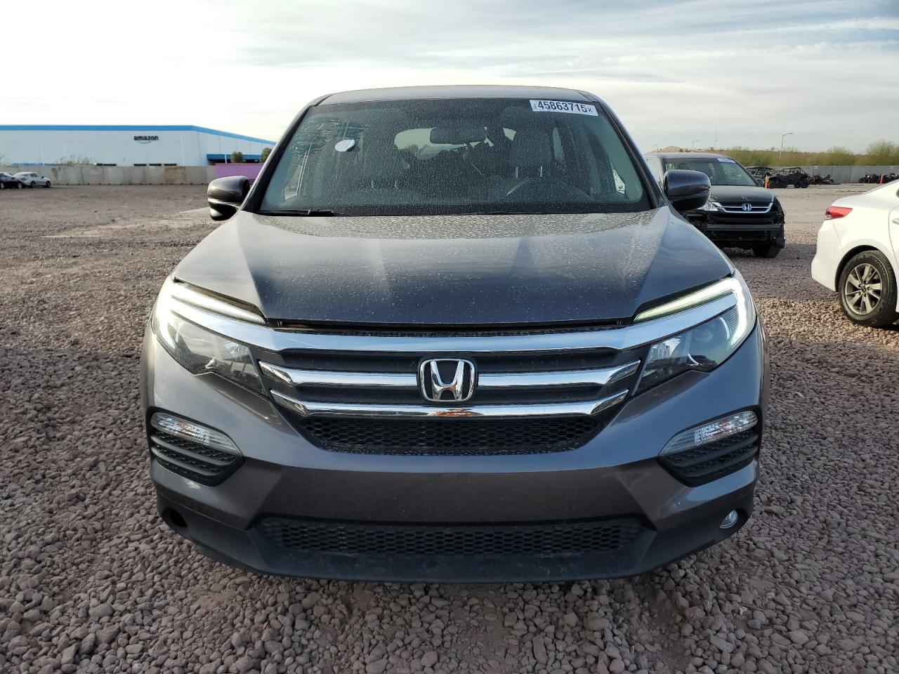 2017 Honda Pilot VIN 5FNYF5H58HB016832 Copart auction photo, rear end / side damage thumbnail 5