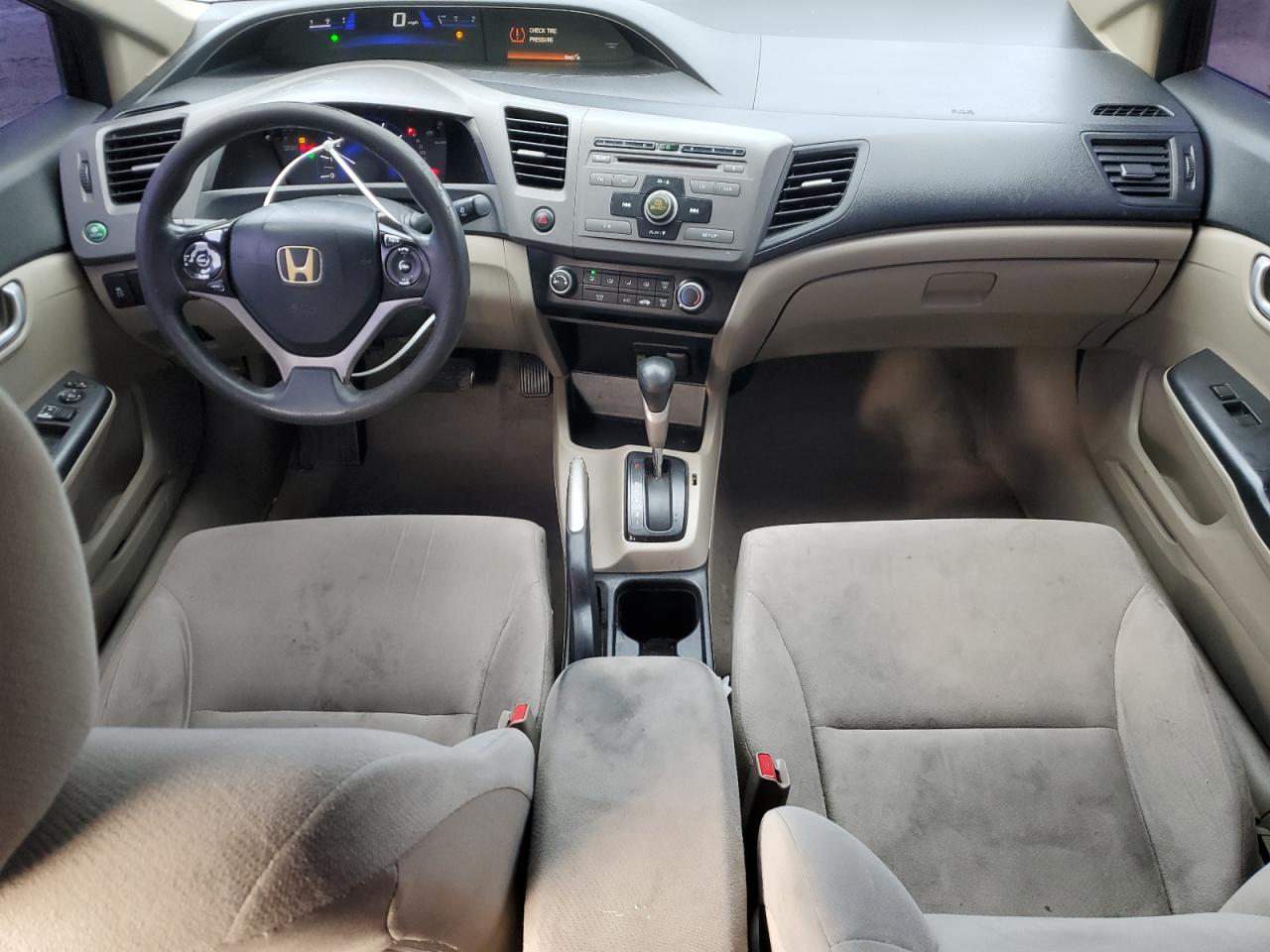 2012 Honda Civic VIN 19XFB2F54CE078697 Copart auction photo, rear end damage thumbnail 8