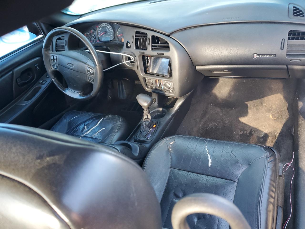 2000 Chevrolet Monte Carlo VIN 2G1WX12K4Y9259711 Copart auction photo, all over damage thumbnail 8