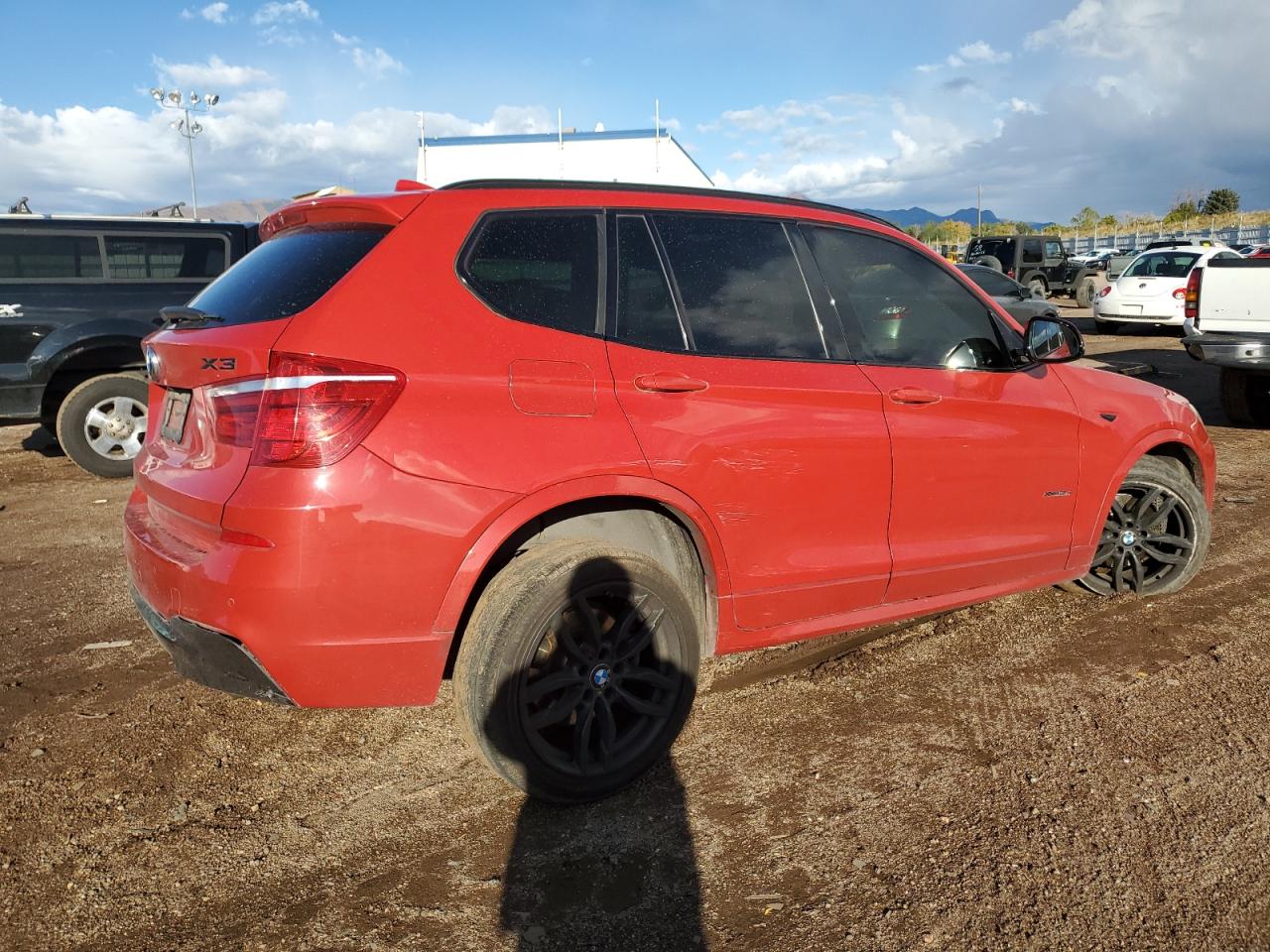 2016 BMW X3 VIN 5UXWX7C52G0R17133 Copart auction photo, undercarriage / side damage thumbnail 3