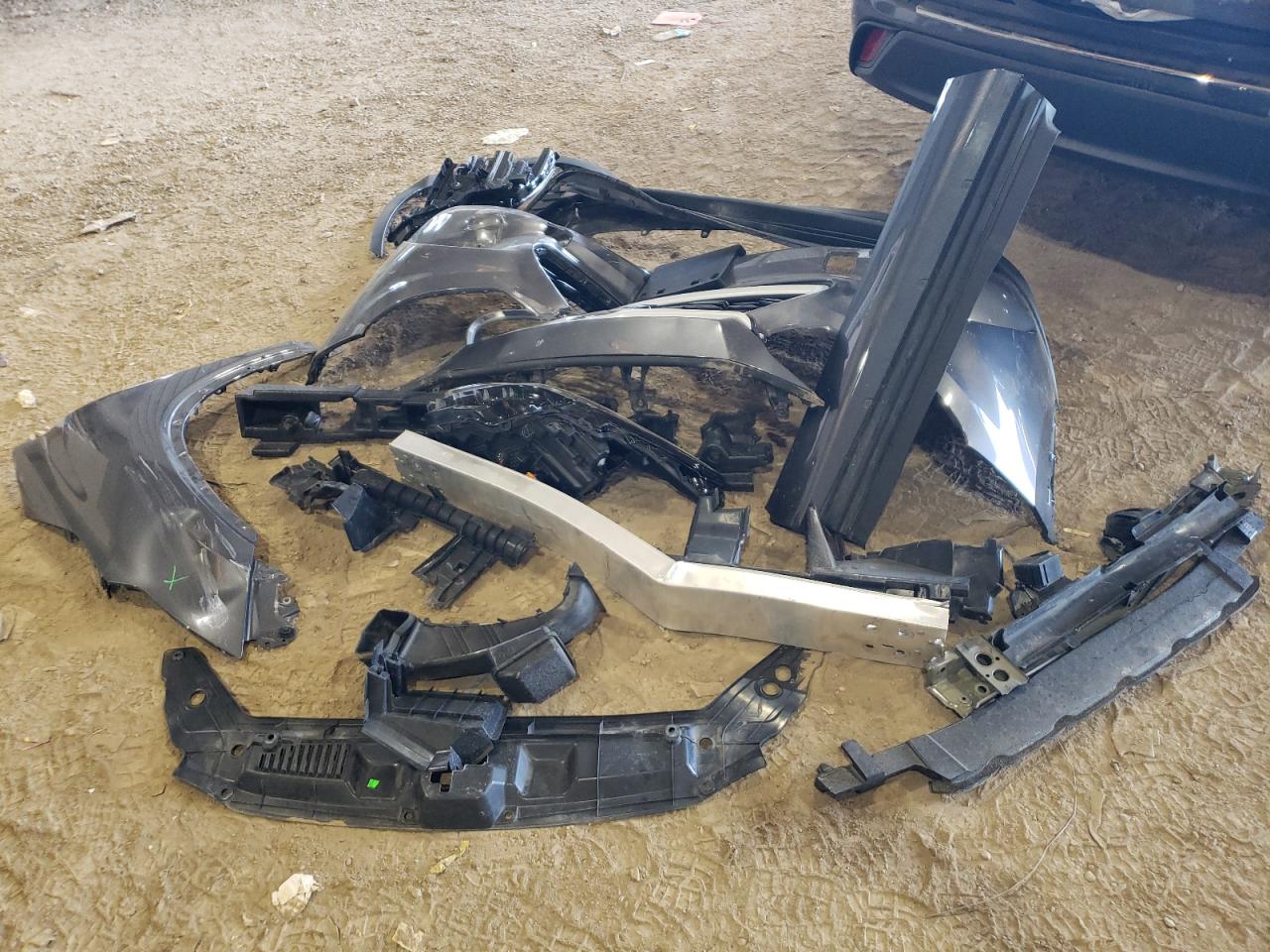 2022 Toyota Highlander VIN 5TDCZRAH6NS142918 Copart auction photo, front end / side damage thumbnail 13