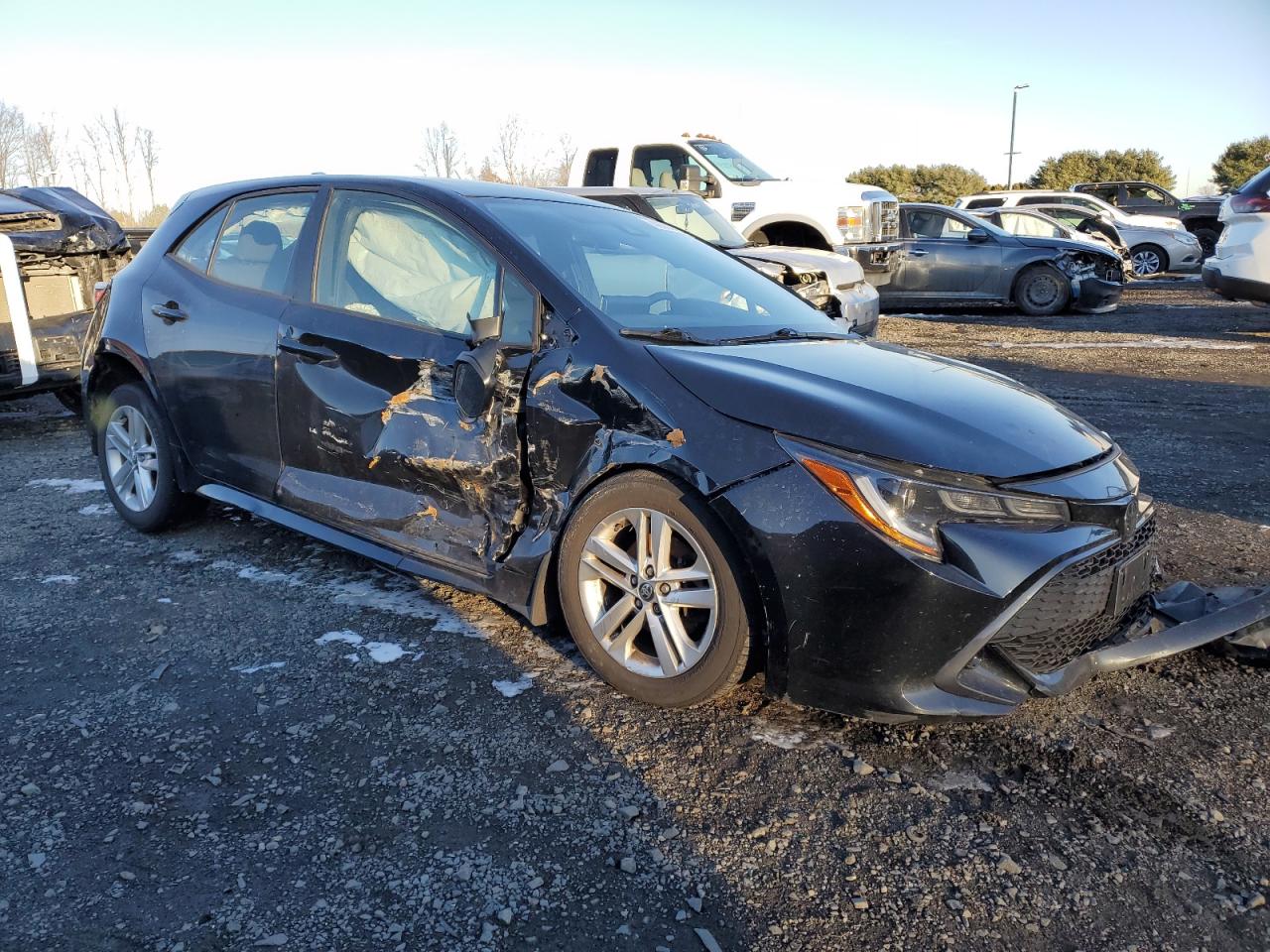 2020 Toyota Corolla VIN JTND4RBE9L3090993 Copart auction photo, all over damage thumbnail 4