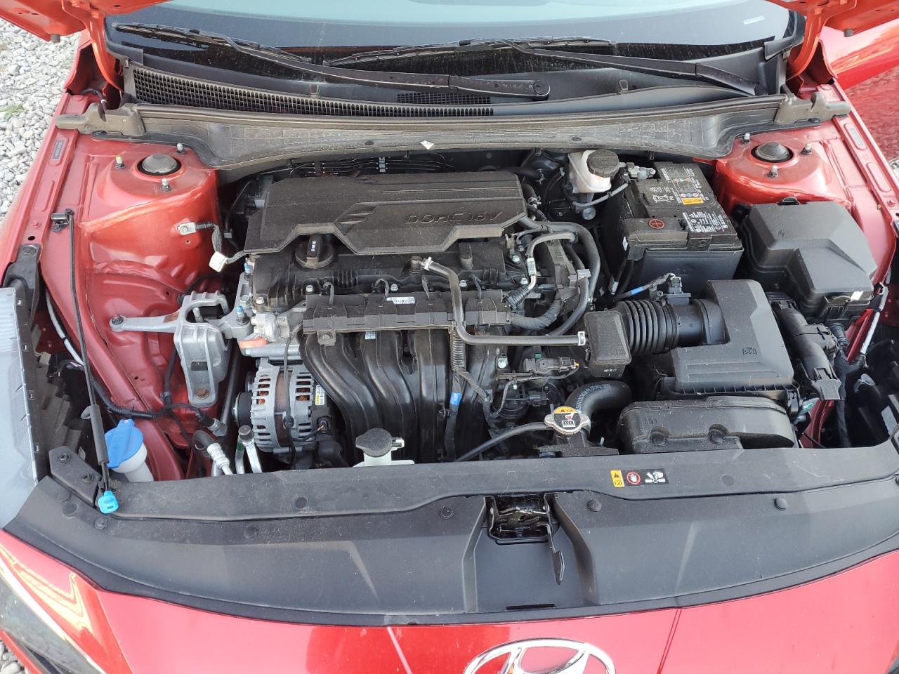 2021 Hyundai Elantra VIN 5NPLM4AG0MH051446 Copart auction photo, rear end damage thumbnail 11