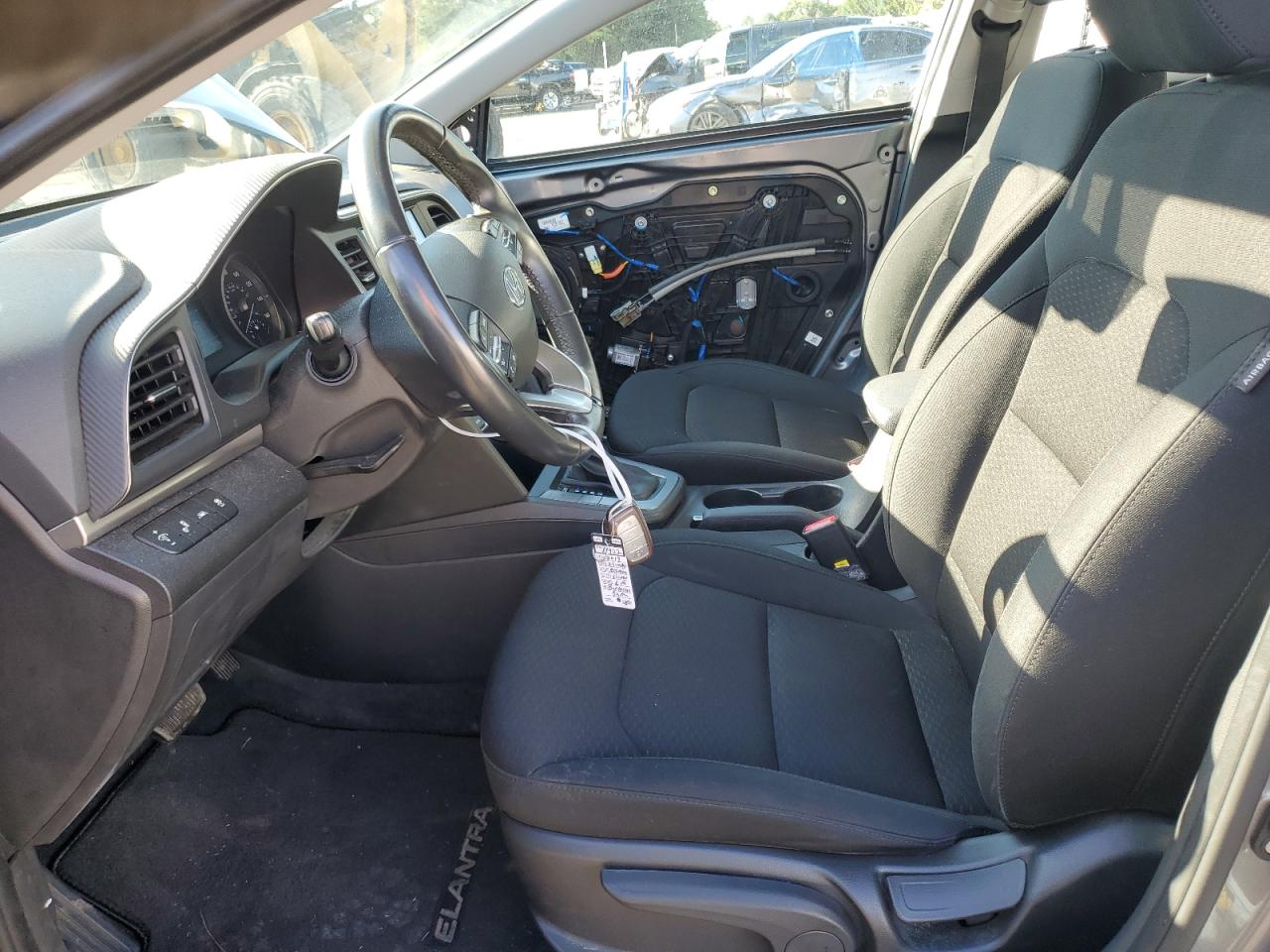 2019 Hyundai Elantra VIN KMHD84LF0KU877869 Copart auction photo, front end / rear end damage thumbnail 7