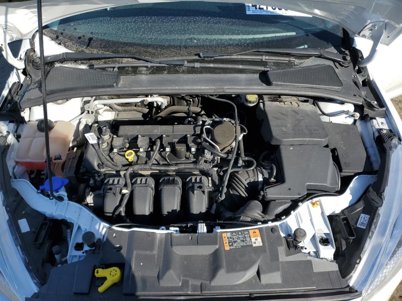 2016 Ford Focus VIN 1FADP3F25GL229635 Copart auction photo, side / front end damage thumbnail 12