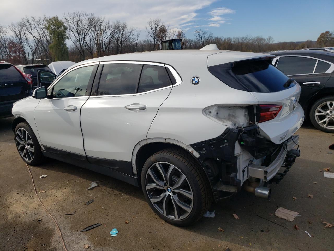 2018 BMW X2 VIN WBXYJ5C37JEF82451 Copart auction photo, front end / rear end damage thumbnail 2