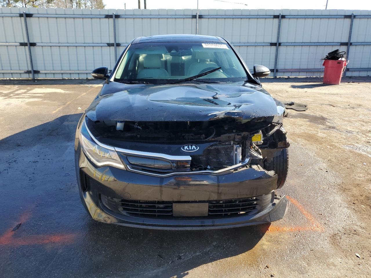 2017 KIA Optima VIN KNAGU4LE3H5010566 Copart auction photo, front end damage thumbnail 5