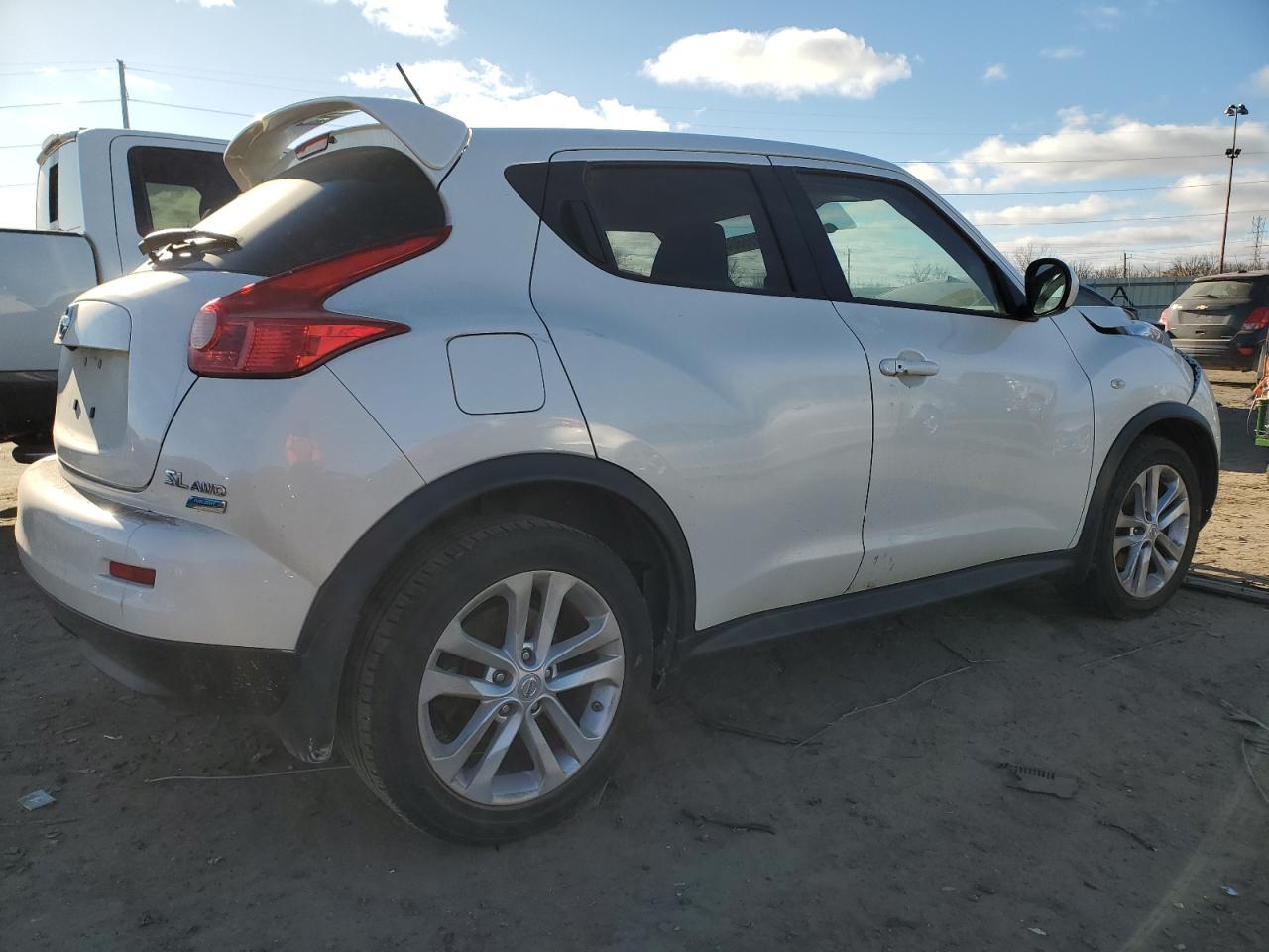 2014 Nissan Juke VIN JN8AF5MV1ET355405 Copart auction photo, front end damage thumbnail 3