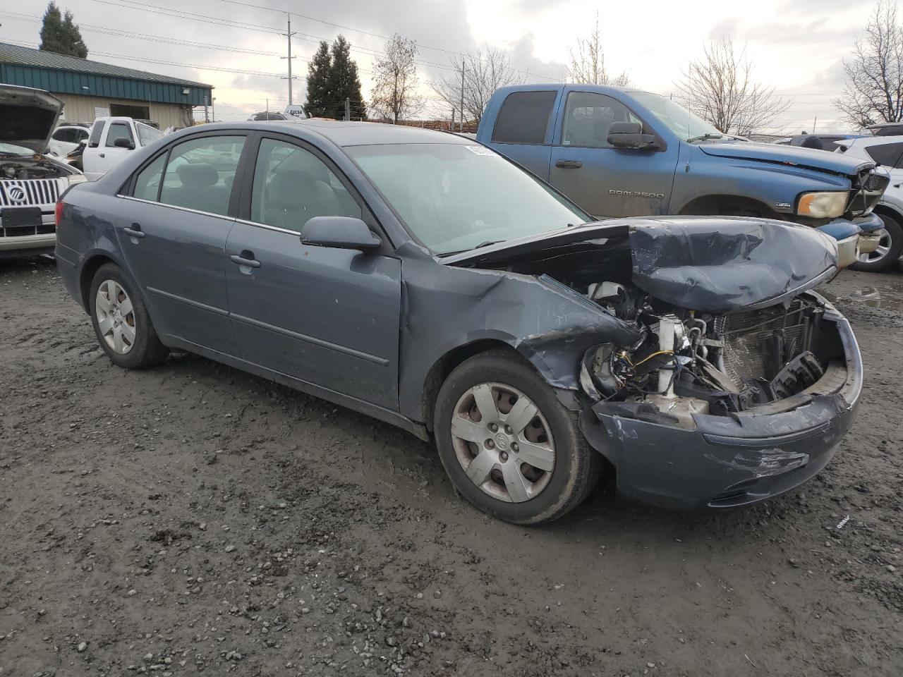 2009 Hyundai Sonata VIN 5NPET46F99H430643 Copart auction photo, front end damage thumbnail 4