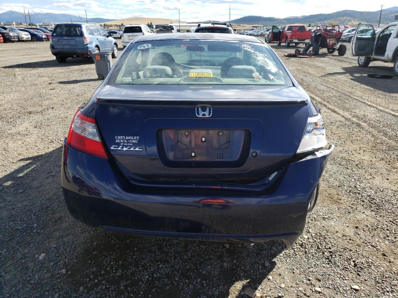 2011 Honda Civic VIN 2HGFG1B61BH509575 Copart auction photo, rear end / minor dent/scratches damage thumbnail 6