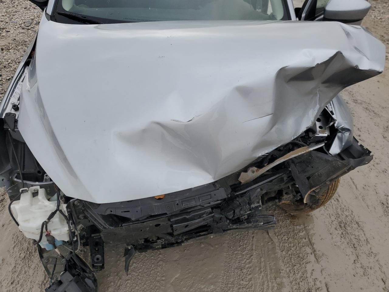 2019 Toyota Yaris VIN 3MYDLBYV1KY525258 Copart auction photo, hail / all over damage thumbnail 12