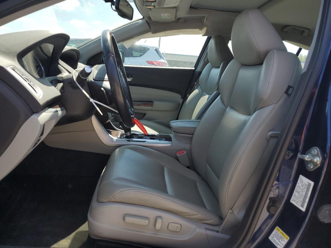 2017 Acura TLX VIN 19UUB1F31HA001345 Copart auction photo, side / rear end damage thumbnail 7