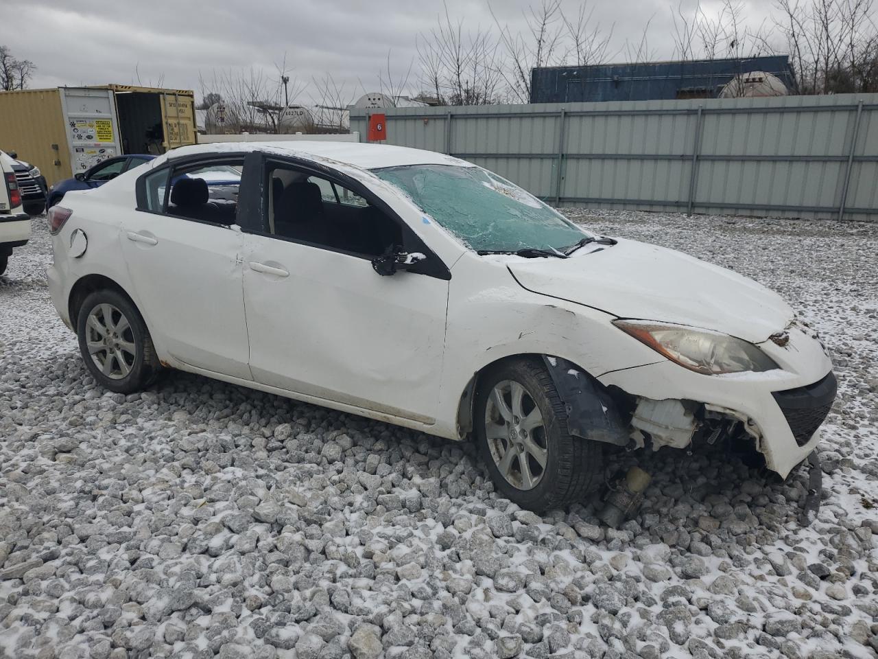 2010 Mazda 3 VIN JM1BL1SF0A1332670 Copart auction photo, rollover damage thumbnail 4