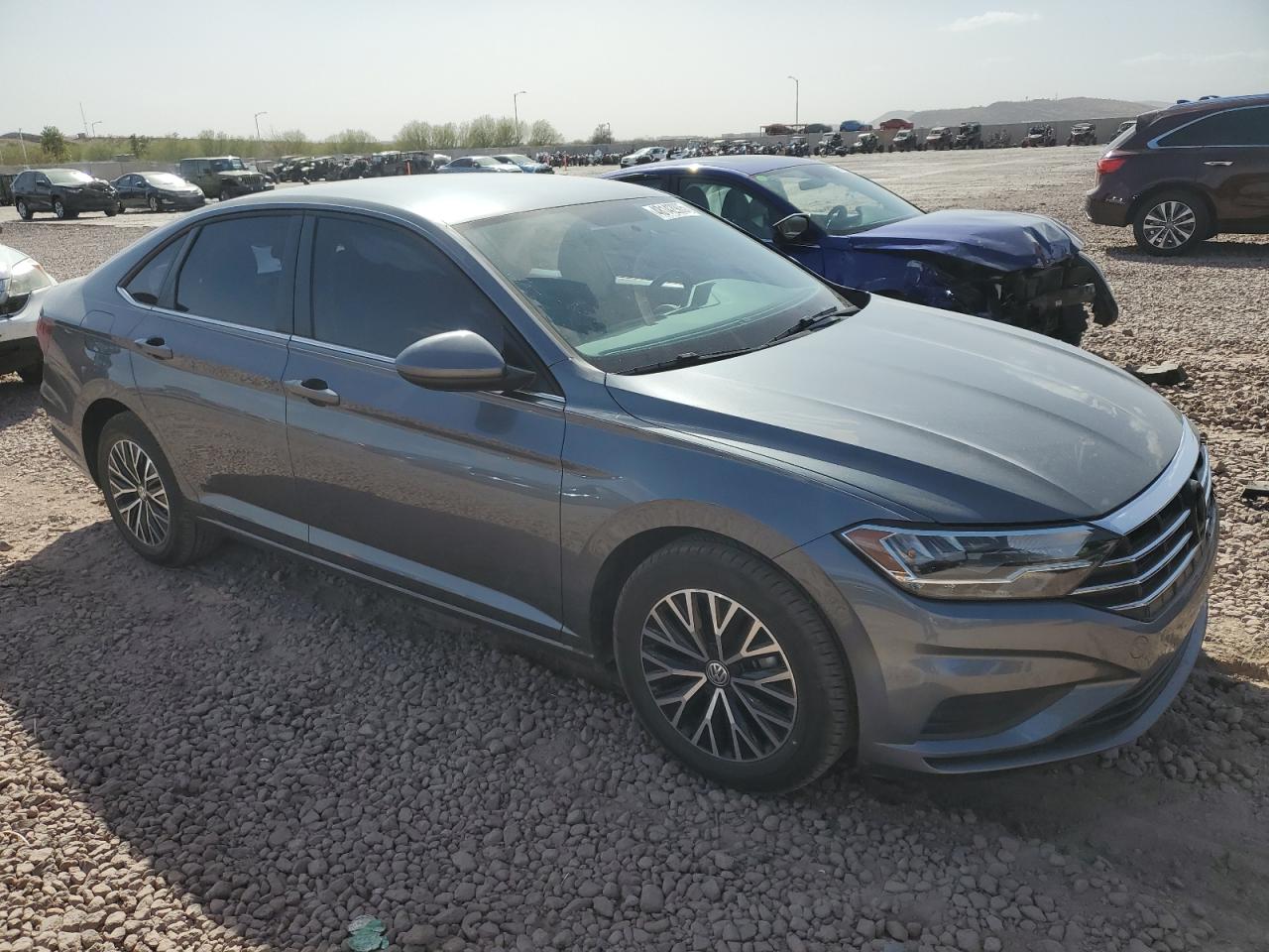2021 Volkswagen Jetta VIN 3VWN57BU9MM004838 Copart auction photo, rear end damage thumbnail 4