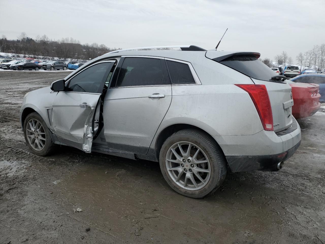 2013 Cadillac SRX VIN 3GYFNDE31DS515815 Copart auction photo, side damage thumbnail 2