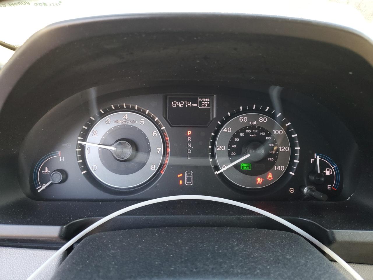 2012 Honda Odyssey VIN 5FNRL5H60CB062475 Copart auction photo, burn / front end damage thumbnail 9