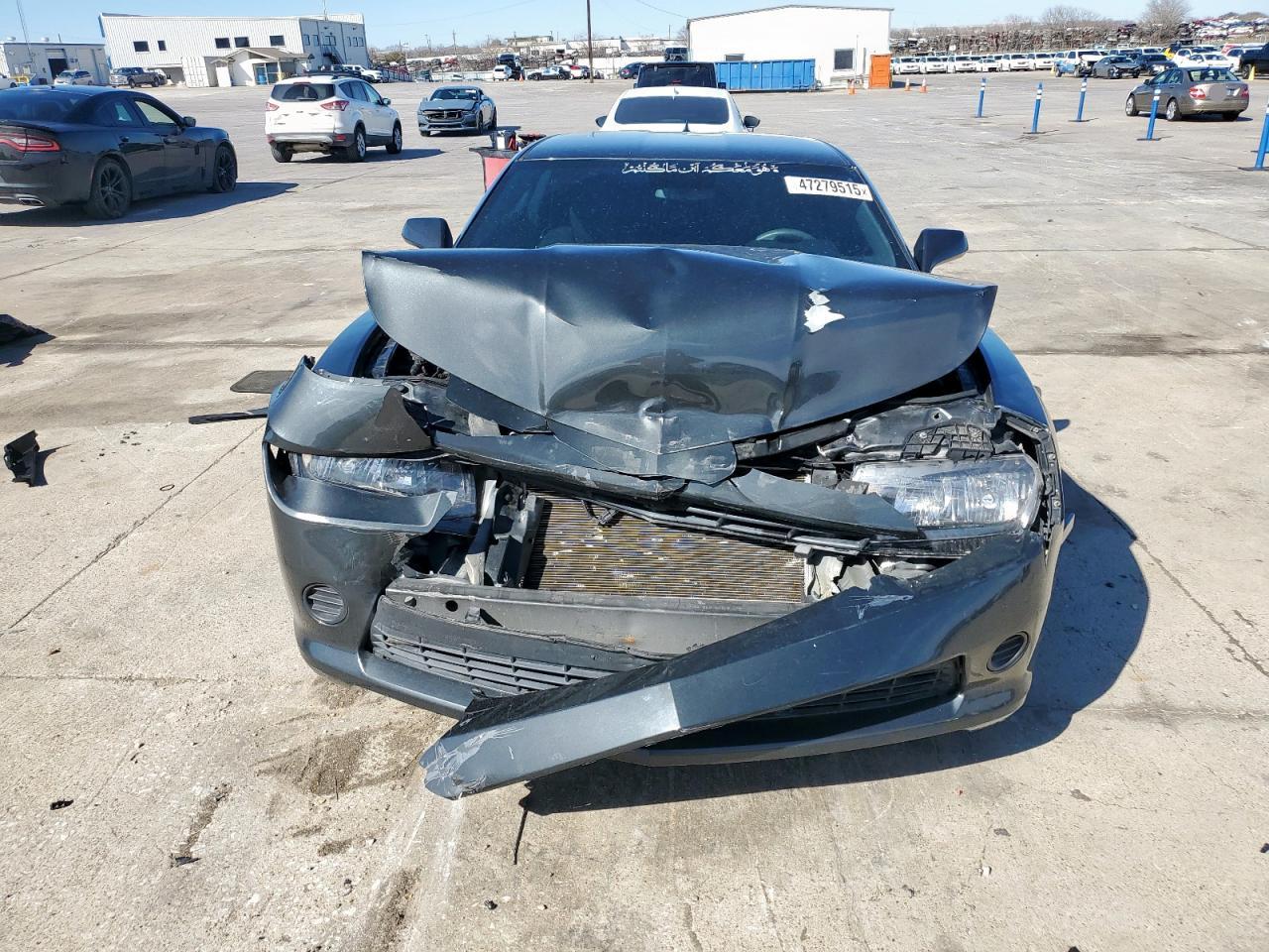 2015 Chevrolet Camaro VIN 2G1FB1E33F9159180 Copart auction photo, front end / damage history damage thumbnail 5