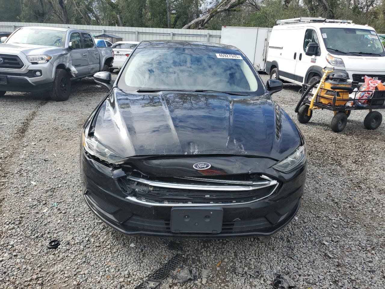 2017 Ford Fusion VIN 3FA6P0LUXHR223085 Copart auction photo, front end damage thumbnail 5