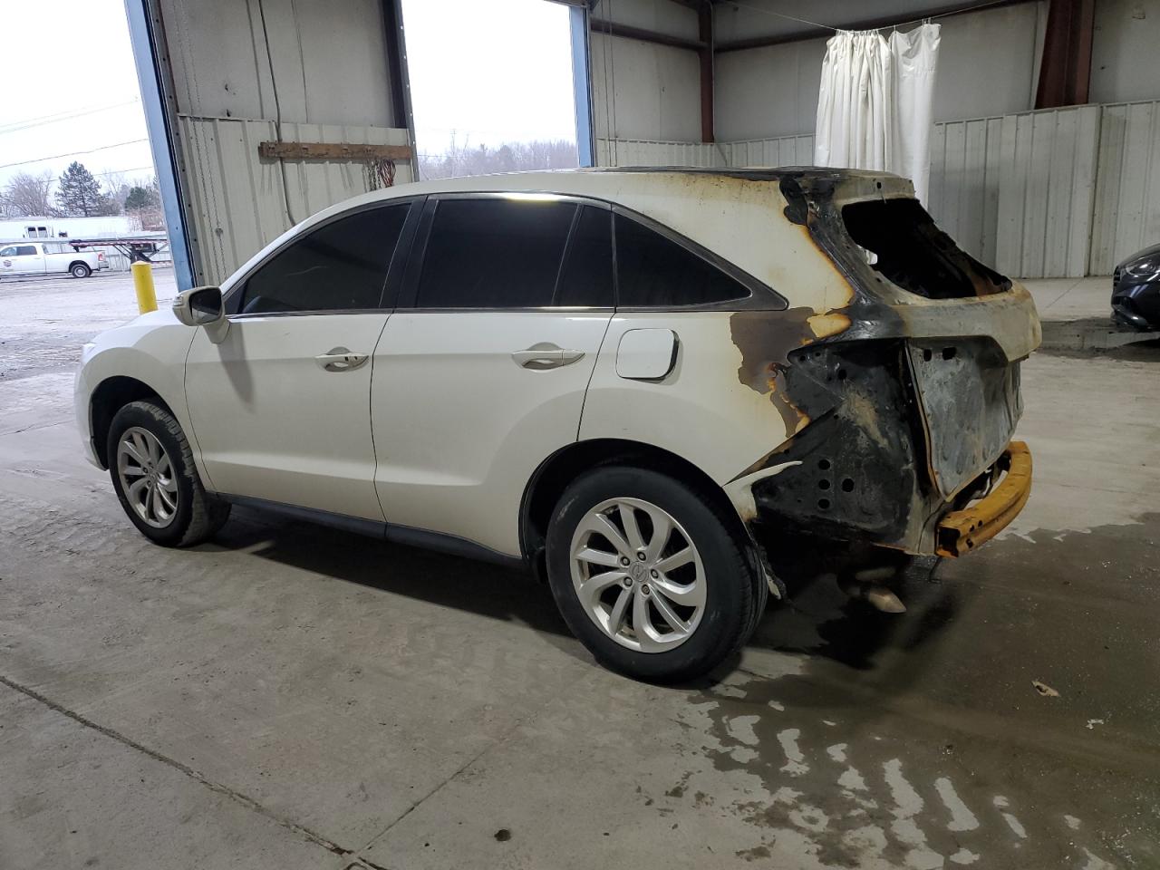 2018 Acura RDX VIN 5J8TB4H33JL006857 Copart auction photo, burn damage thumbnail 2