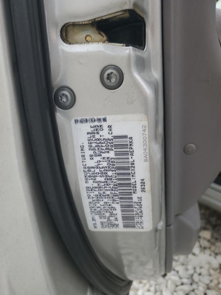 2001 Toyota Avalon VIN 4T1BF28BX1U132083 Copart auction photo, front end / undercarriage damage thumbnail 12