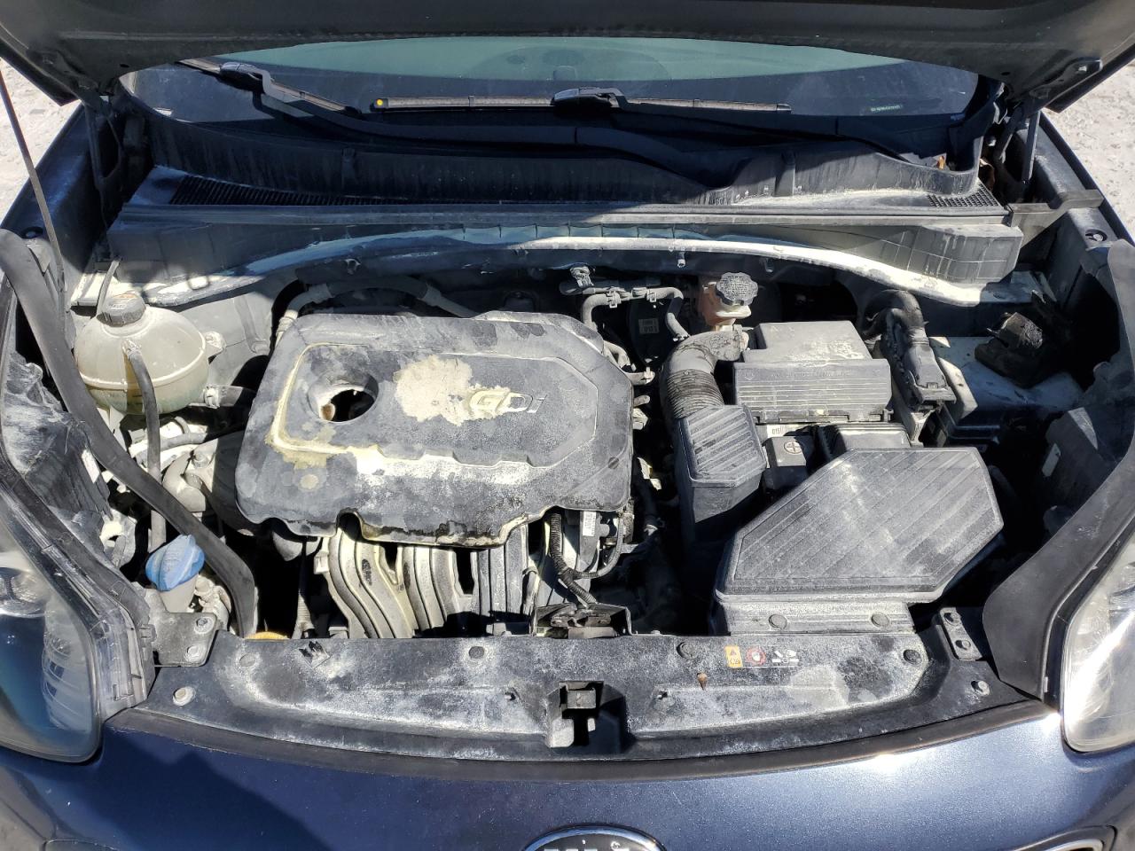 2018 KIA Sportage VIN KNDPM3AC0J7323423 Copart auction photo, front end / burn - engine damage thumbnail 12