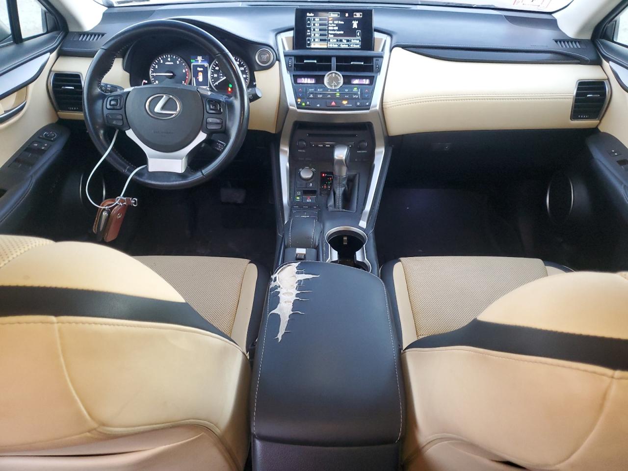 2015 Lexus NX VIN JTJBARBZ7F2014672 Copart auction photo, front end / side damage thumbnail 8