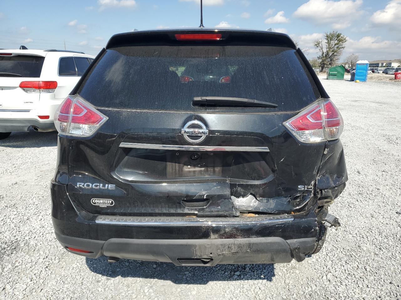 2016 Nissan Rogue VIN 5N1AT2MT6GC770901 Copart auction photo, rear end / front end damage thumbnail 6
