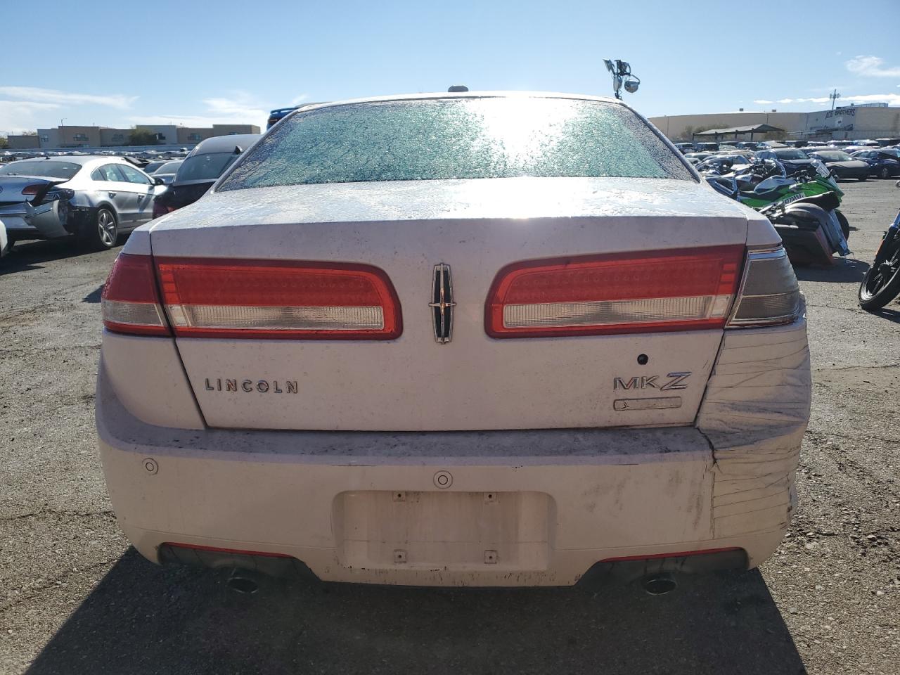 2011 Lincoln MKZ VIN 3LNDL2L3XBR760476 Copart auction photo, rear end damage thumbnail 6