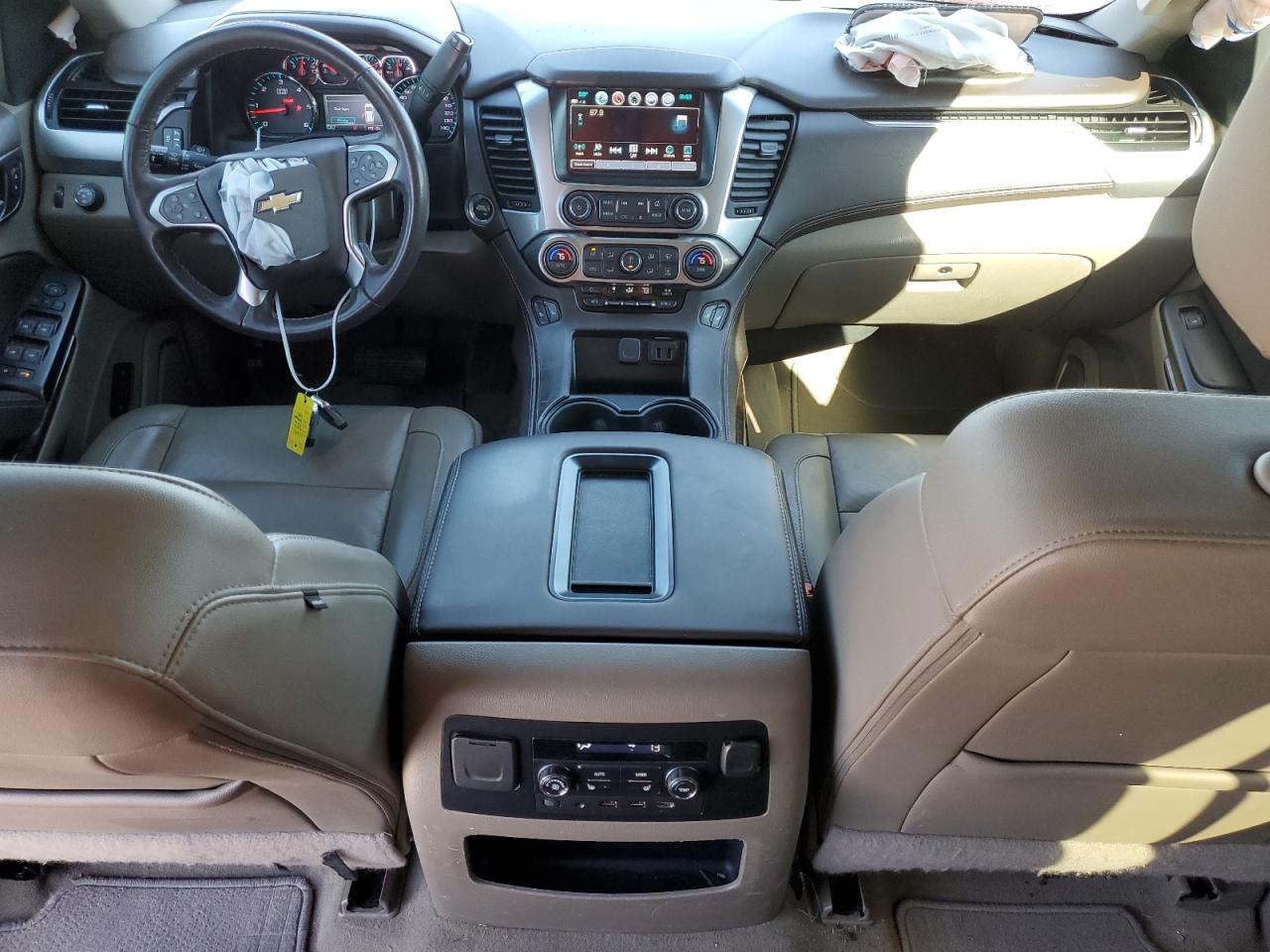 2019 Chevrolet Tahoe VIN 1GNSCBKCXKR261399 Copart auction photo, front end / hail damage thumbnail 8