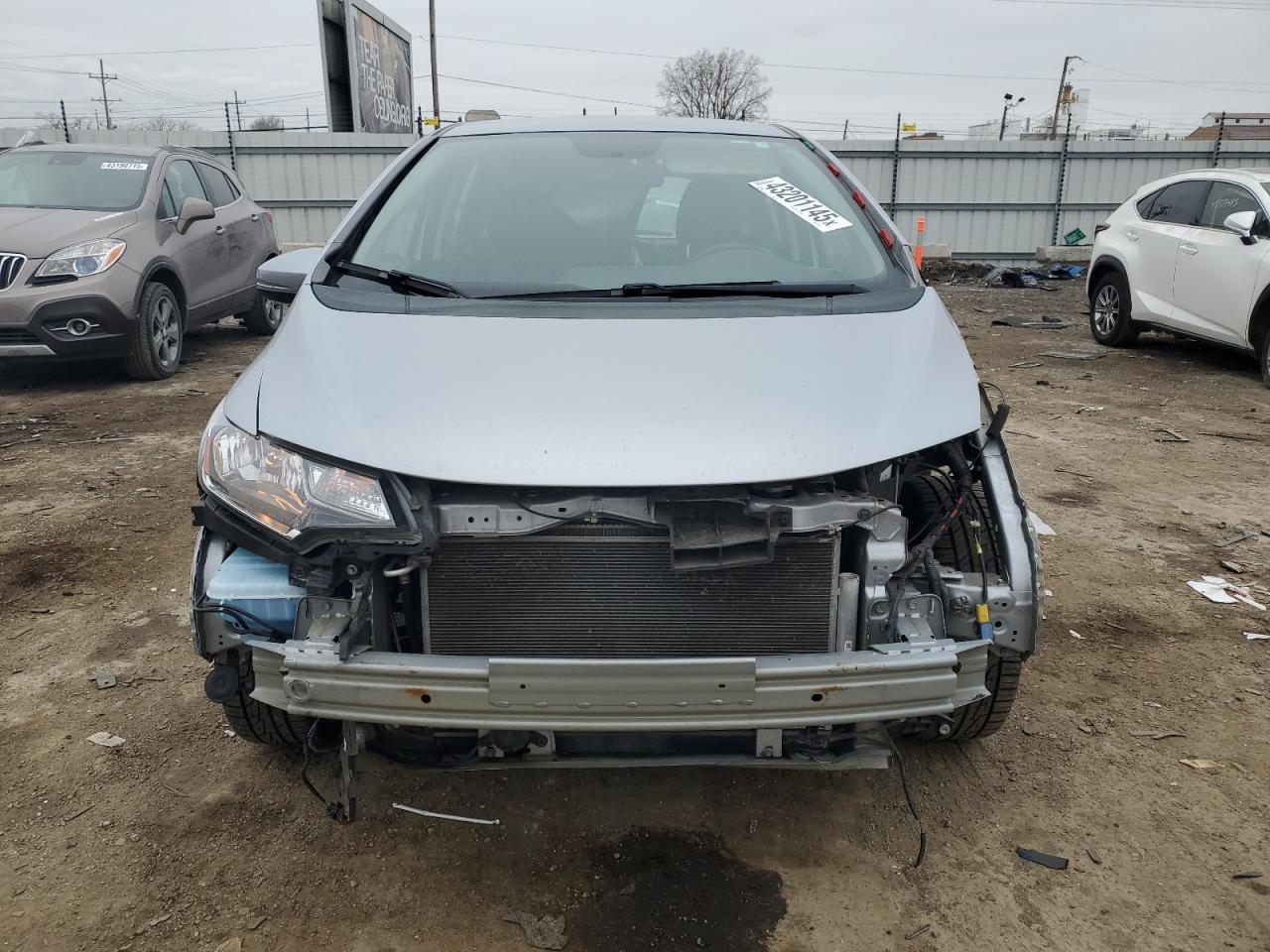 2019 Honda Fit VIN 3HGGK5H67KM727555 Copart auction photo, all over damage thumbnail 5