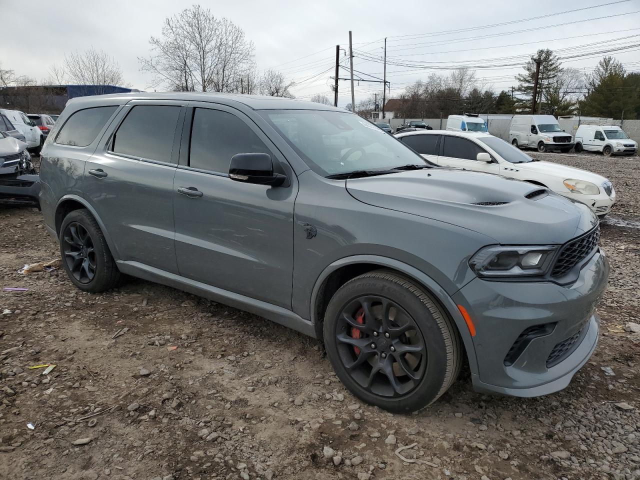 2021 Dodge Durango VIN 1C4SDJH99MC740849 Copart auction photo, vandalism / missing/altered vin damage thumbnail 4