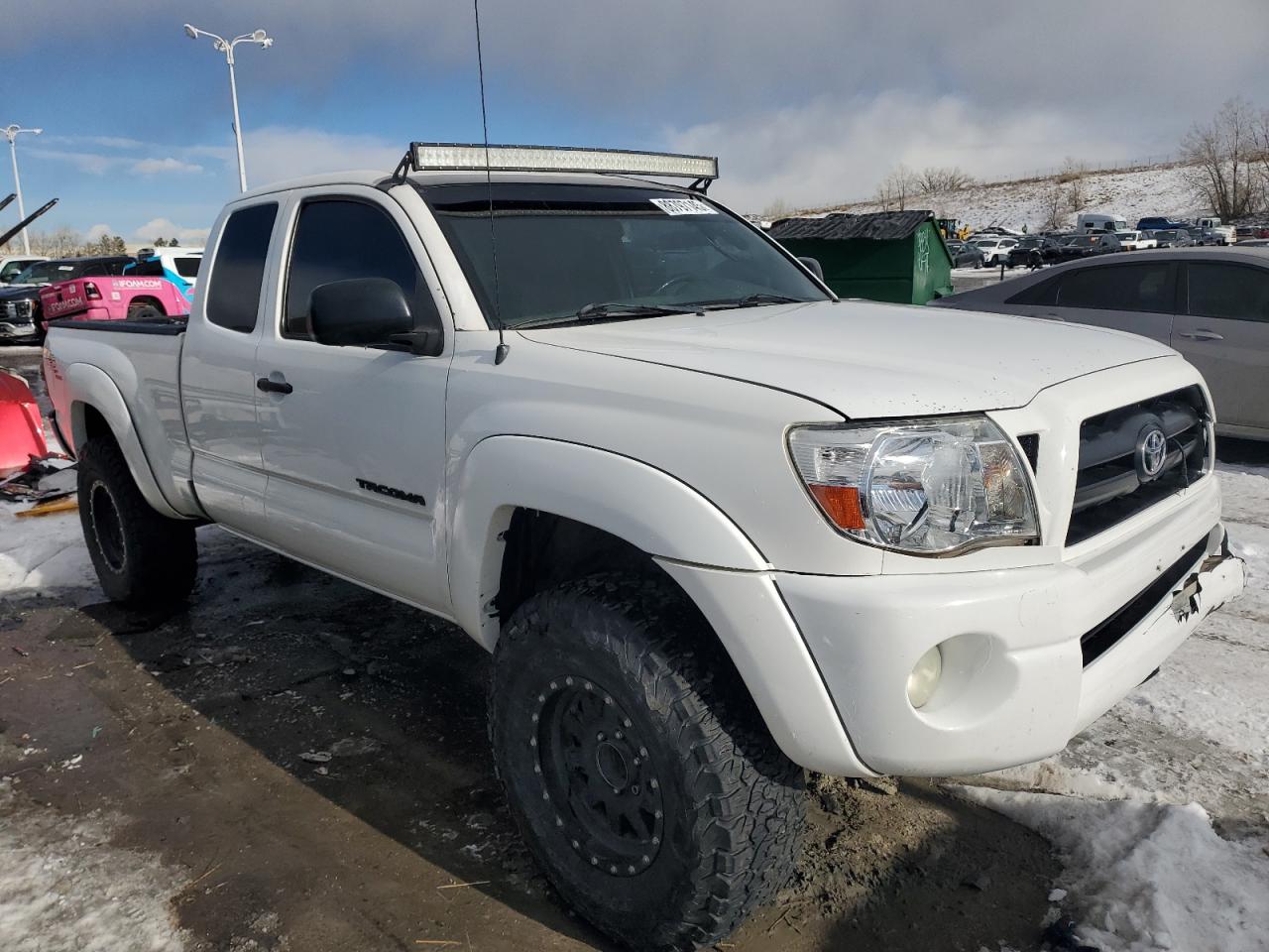 2006 Toyota Tacoma VIN 5TETU62N36Z186591 Copart auction photo, front end / side damage thumbnail 4
