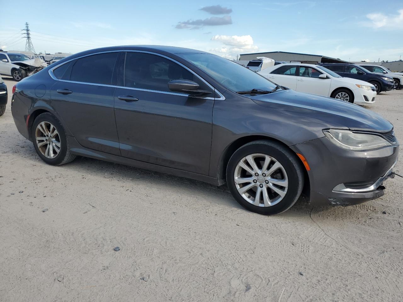 2015 Chrysler 200 VIN 1C3CCCAB6FN597791 Copart auction photo, front end damage thumbnail 4