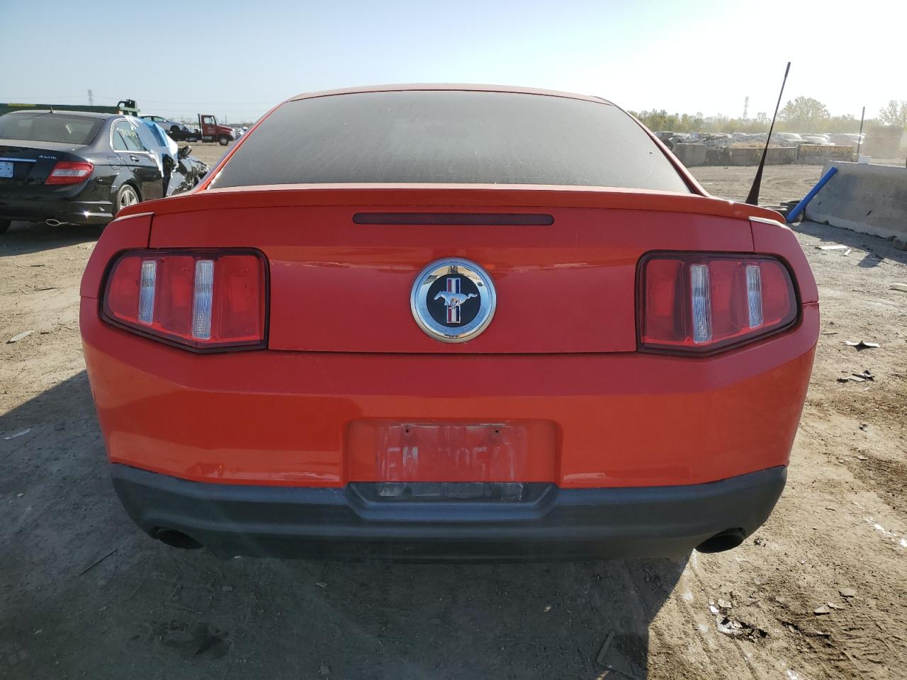 2011 Ford Mustang VIN 1ZVBP8AM0B5168244 Copart auction photo, front end / side damage thumbnail 6