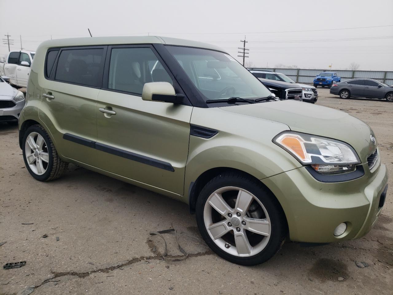 2011 KIA Soul VIN KNDJT2A25B7328046 Copart auction photo, side damage thumbnail 4