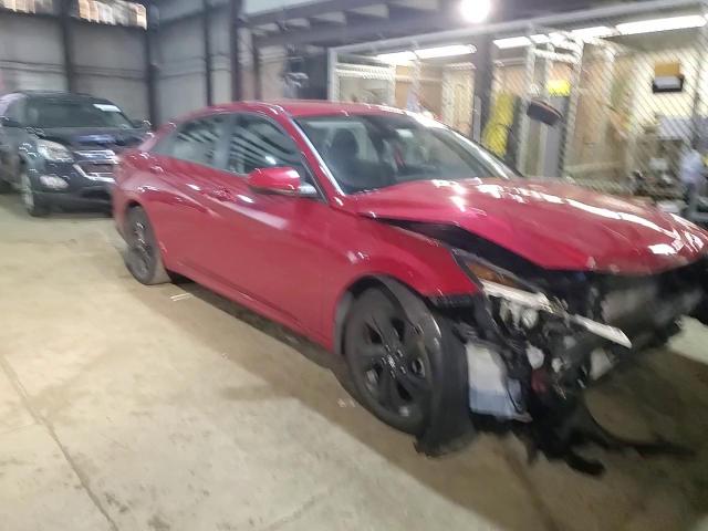 2021 Hyundai Elantra VIN 5NPLS4AG5MH004595 Copart auction photo, front end / side damage thumbnail 11
