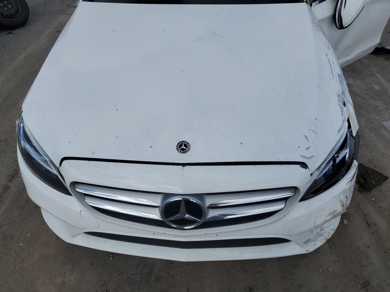 2019 Mercedes-Benz C-klasse VIN 55SWF8EB1KU306287 Copart auction photo, all over damage thumbnail 11