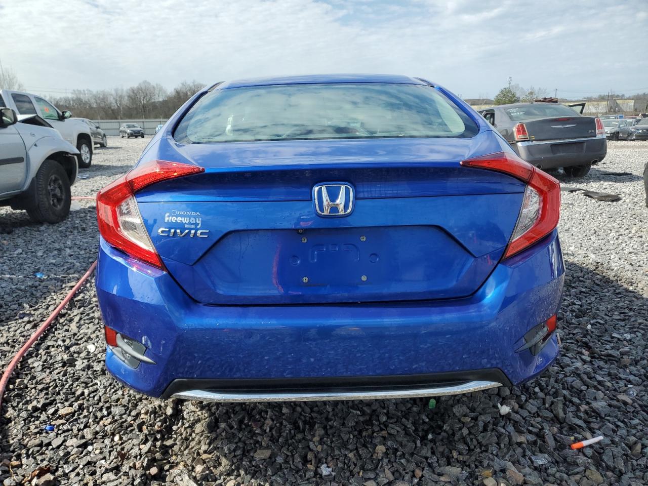 2020 Honda Civic VIN 2HGFC2F67LH580339 Copart auction photo, side damage thumbnail 6