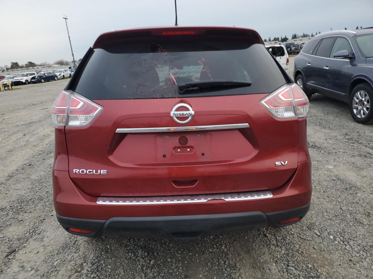 2016 Nissan Rogue VIN KNMAT2MT1GP600460 Copart auction photo, all over damage thumbnail 6