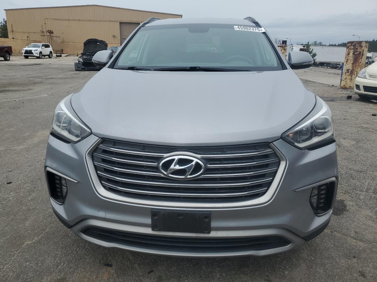 2017 Hyundai Santa Fe VIN KM8SNDHF6HU253219 Copart auction photo, rear end damage thumbnail 5