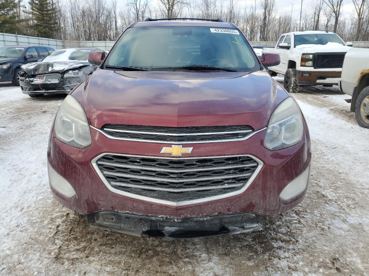 2016 Chevrolet Equinox VIN 2GNFLFEK6G6283950 Copart auction photo, front end / mechanical damage thumbnail 5